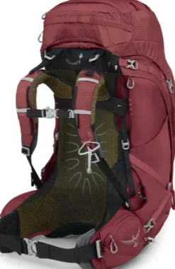 Osprey Aura AG 65 naisten rinkka, Berry Sorbet Red New