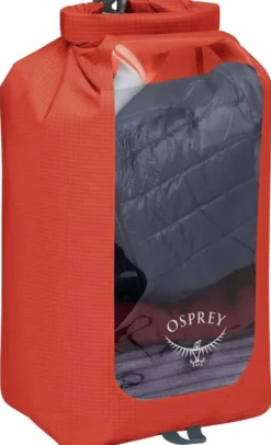 Dry Sack 20 w/window Mars Orange-Osprey Hot