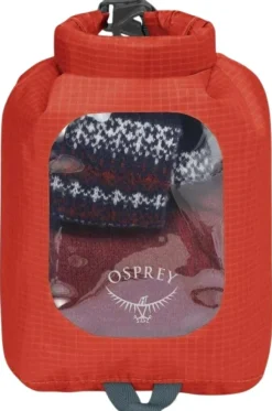 Dry Sack 3 w/window Mars Orange-Osprey Clearance