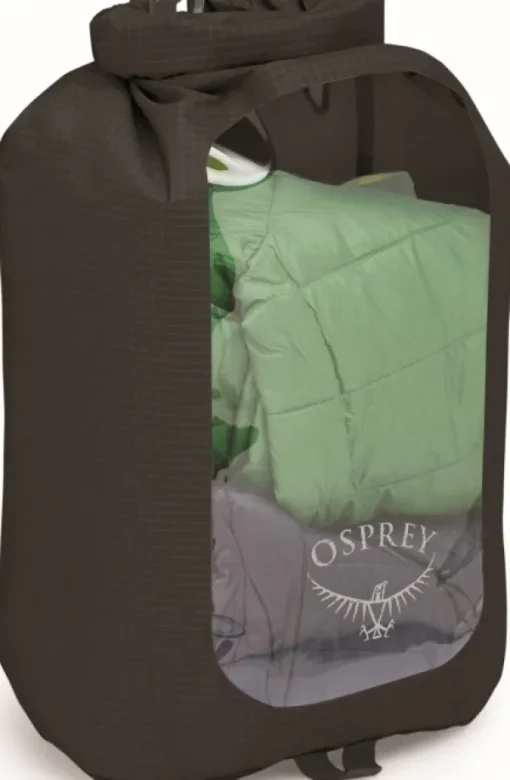 Osprey Dry Sack window kuivapussi, 12 L, musta Sale