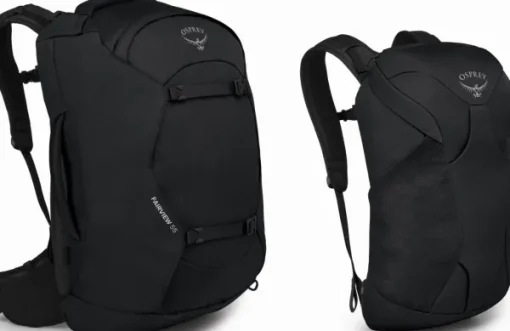 Osprey Fairview 55 naisten matkailurinkka, musta New
