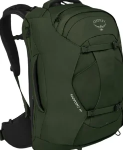 Osprey Farpoint 40 matkailurinkka, vihreä Outlet