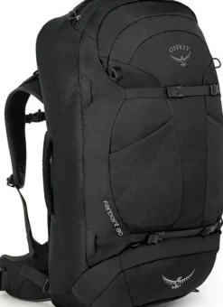 Osprey Farpoint 80 matkailurinkka, musta Clearance