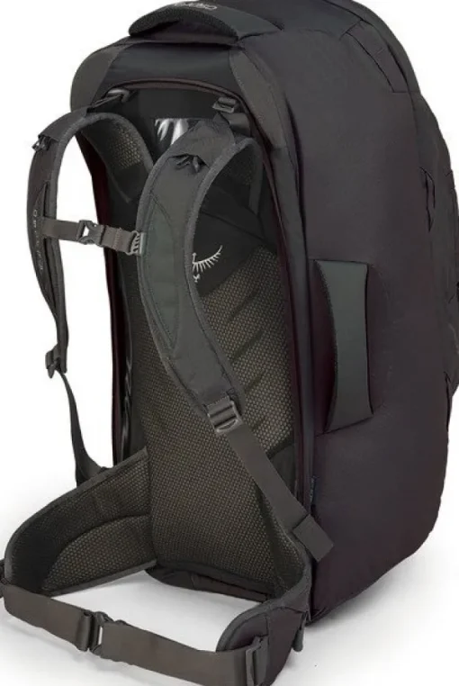 Osprey Farpoint 80 matkailurinkka, musta Clearance