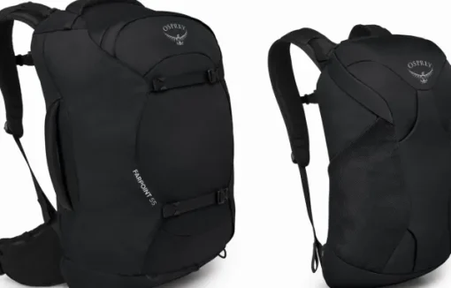 Osprey Farpoint 55 matkailurinkka, musta Discount