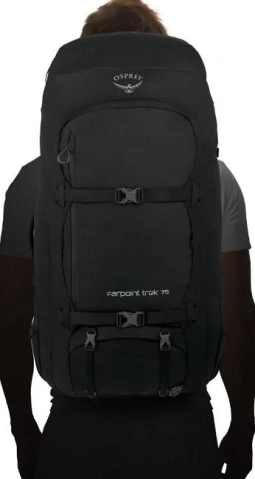 Farpoint Trek rinkka 75L, musta-Osprey Hot