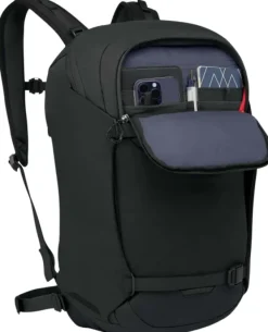 Osprey Metron 24 Pack Black/Anchor Blue Hot