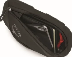Osprey Pack Pocket Zippered lisätasku, musta Discount