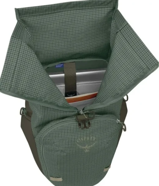 Osprey Transporter Roll Top Pack Pine Leaf/Earl Grey Hot