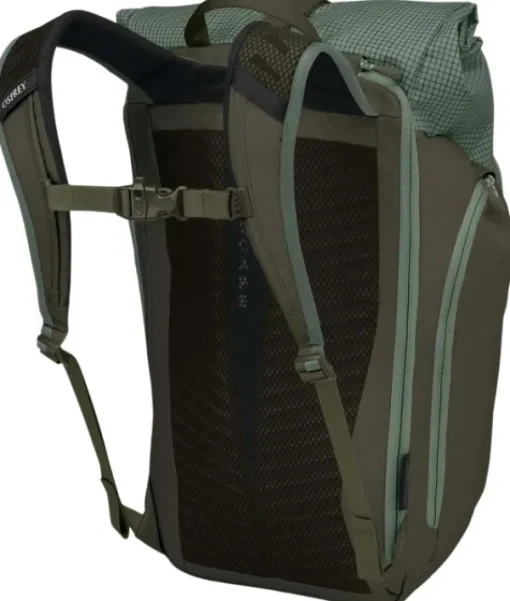 Osprey Transporter Roll Top Pack Pine Leaf/Earl Grey Hot
