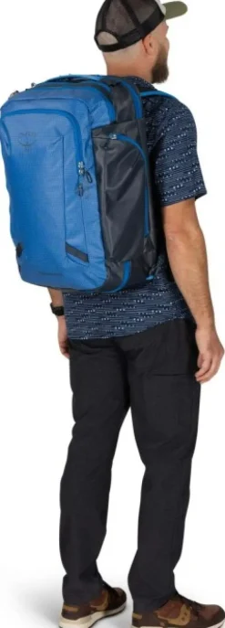 Osprey Transporter Travel Pack 44 Blue Flame/Scoria Blue New
