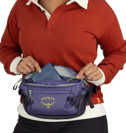 Osprey Transporter Waist Pack Euphoria Purple/Purple Ink New