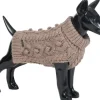 PAIKKA Handmade Knit koiran neulepusero, 20-30 cm, vaaleanruskea Outlet