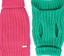 Knit Sweater koiran villapaita, 20-30 cm, Green-PAIKKA Outlet
