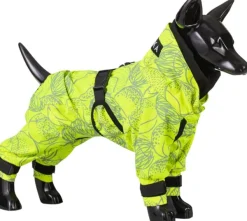 Rain Suit koiran sadehaalari, 55 - 60 cm, neonkeltainen-PAIKKA Fashion