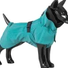 PAIKKA Visibility Raincoat koiran sadetakki, 55 - 60 cm, petrooli Clearance