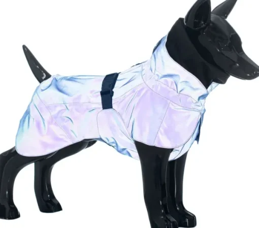 Visibility Raincoat koiran sadetakki, 55 - 60 cm, sininen-PAIKKA Clearance