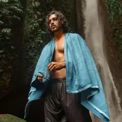 Eco Towel 2.0 XL bambupyyhe, sininen-Pangea Online