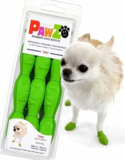 Pawz Dog Boots Color Apple Green Tiny Fashion