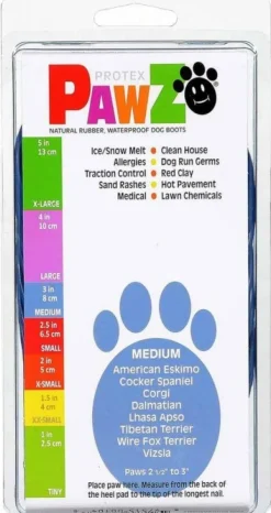 Dog Boots Color Blue M-Pawz Best