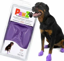 Pawz Dog Boots Color Purple L Fashion