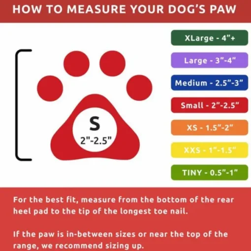 Pawz Dog Boots Color Red S Fashion