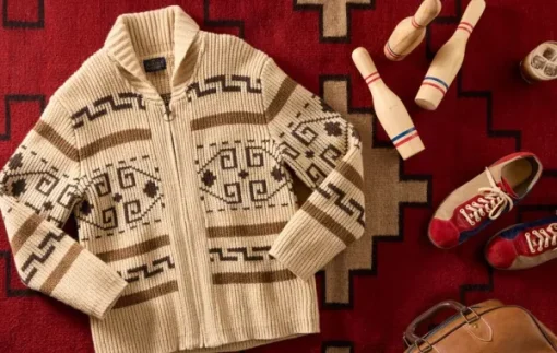 The Original Westerley neuletakki, Tan/Brown-Pendleton Best