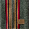 Yakima Throw Green Heather Mix-Pendleton Hot