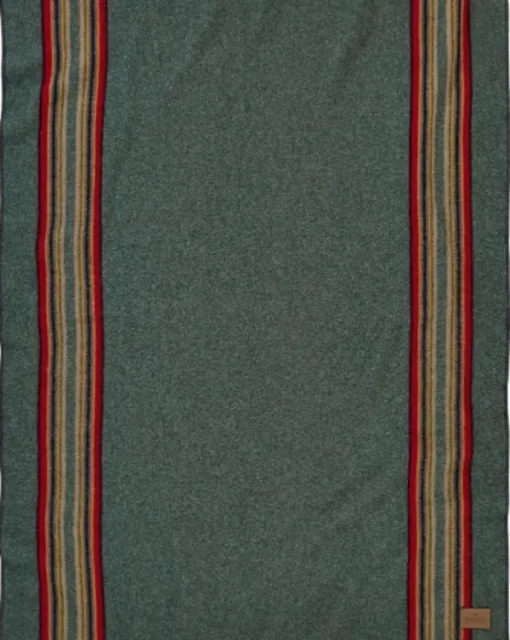 Yakima Throw Green Heather Mix-Pendleton Hot