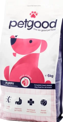 hyönteispohjainen ruoka kasvaville koirille, 5 kg-Petgood Hot