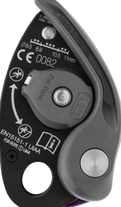 Kit Corax Grigri Sm'd Tl kiipeilysetti, Unisex, Dark Gray-Petzl Outlet