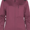 Pinewood Abisko Power Fleece naisten fleecetakki, Pink Hot