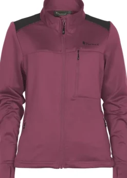 Pinewood Abisko Power Fleece naisten fleecetakki, Pink Hot