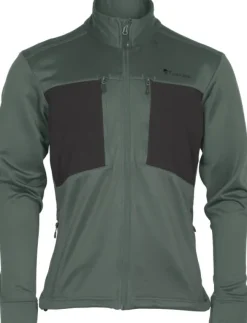 Abisko Power Fleece fleecetakki, Urban Grey-Pinewood Sale