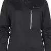 Abisko Power Fleece naisten fleecetakki, musta-Pinewood Best