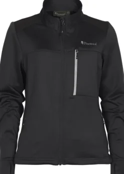 Abisko Power Fleece naisten fleecetakki, musta-Pinewood Best