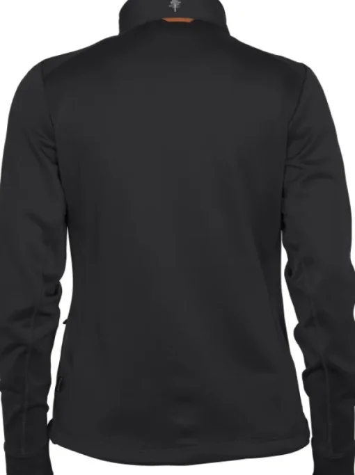 Abisko Power Fleece naisten fleecetakki, musta-Pinewood Best