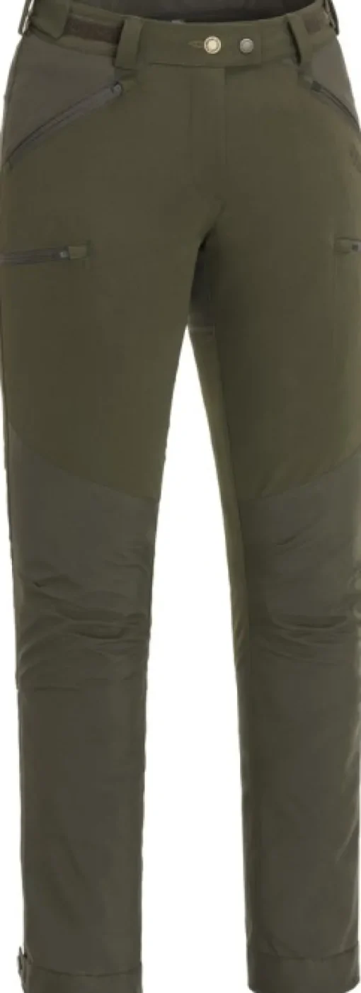 Brenton Trousers Naisten D.Olive/Suede Brown-Pinewood Online