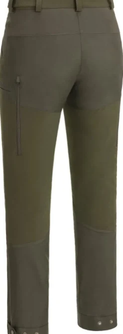 Brenton Trousers Naisten D.Olive/Suede Brown-Pinewood Online