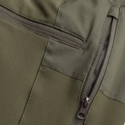 Brenton Trousers Naisten D.Olive/Suede Brown-Pinewood Online