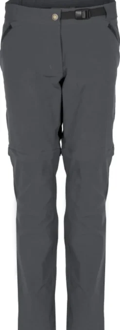 Everyday Travel Zipoff Trousers naisten katkolahjehousut, harmaa-Pinewood New