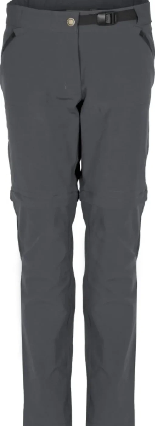 Everyday Travel Zipoff Trousers naisten katkolahjehousut, harmaa-Pinewood New