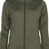 Pinewood Finnveden Hoodie naisten fleecetakki, Olive Hot