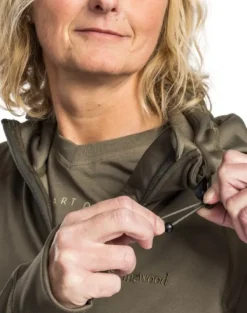 Pinewood Finnveden Hoodie naisten fleecetakki, Olive Hot