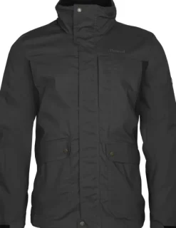Pinewood Finnveden Trail Hybrid Jacket takki, tummanharmaa/musta Sale