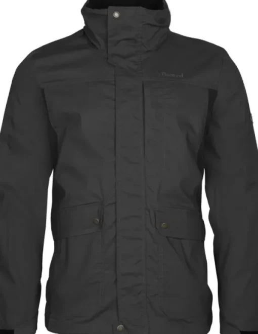 Pinewood Finnveden Trail Hybrid Jacket takki, tummanharmaa/musta Sale