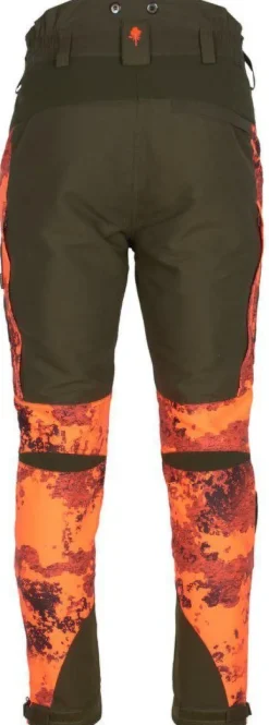 Pinewood Hunter Pro Xtr 2.0 Camou Trousers naisten metsästyshousut, vihreä/oranssi New