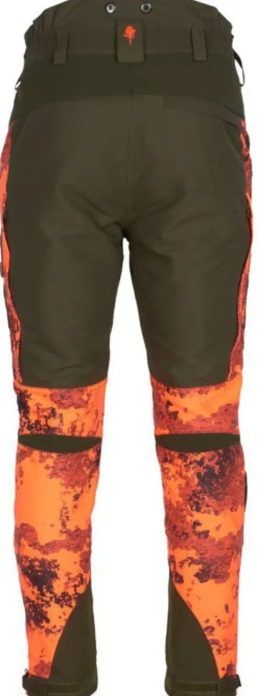 Pinewood Hunter Pro Xtr 2.0 Camou Trousers naisten metsästyshousut, vihreä/oranssi New