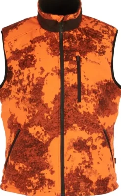 Pinewood Småland Reversible Vest metsästysliivi, oranssi/vihreä Outlet