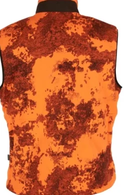 Pinewood Småland Reversible Vest metsästysliivi, oranssi/vihreä Outlet